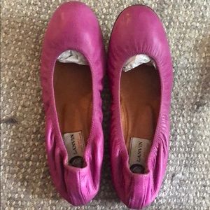 Lanvin calfskin ballet flats
